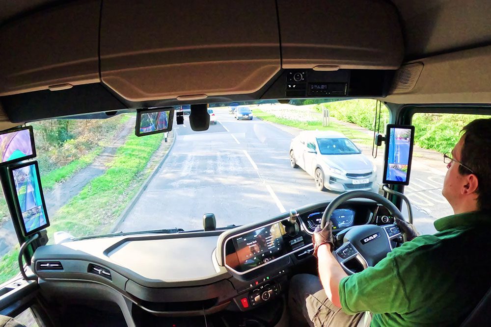 Truck Cabin Camera Monitoring System